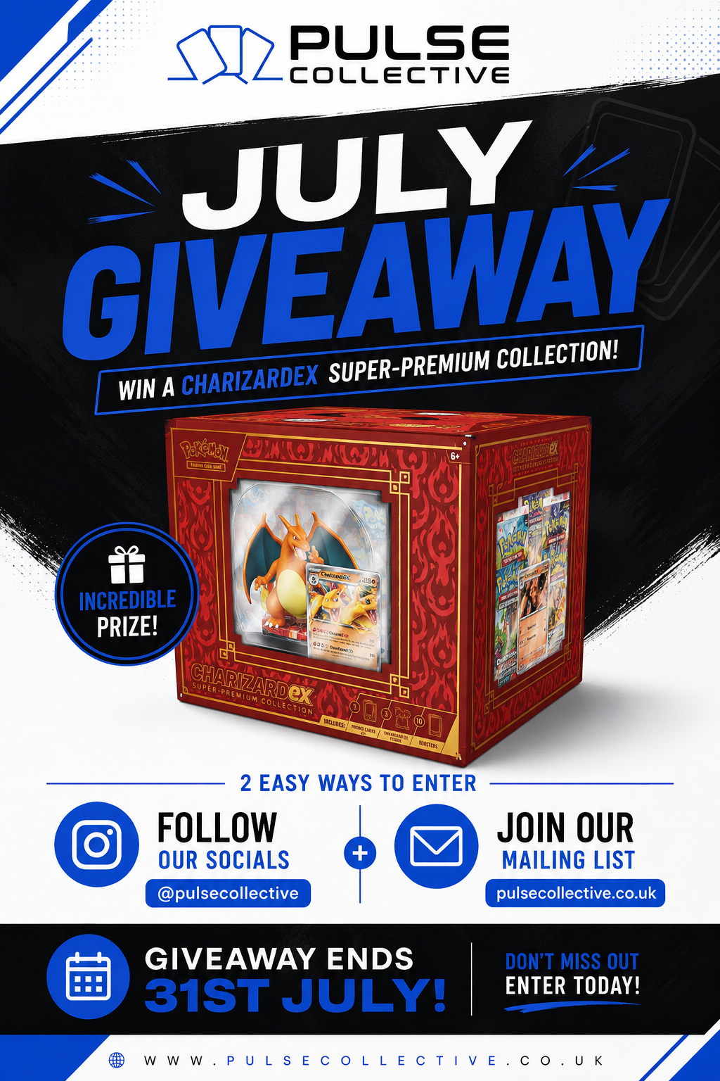 Pulse Collective giveaway — win Charizard Super Premium Collection